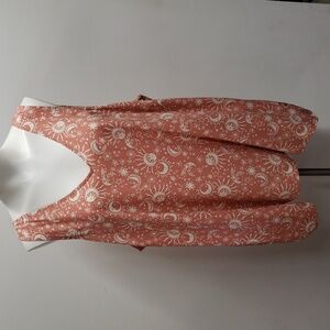 Torrid Moons And More Moons Mauve and White Tank Top Women's 3X